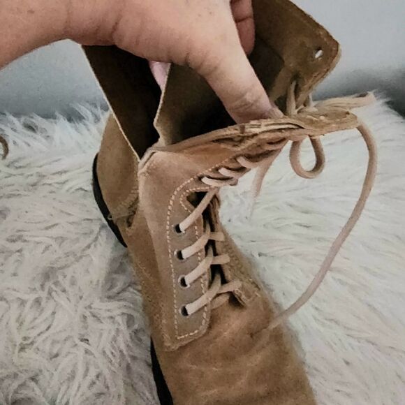 Yesil side zip front lace up jump boots tanmens size EU 45 army boots